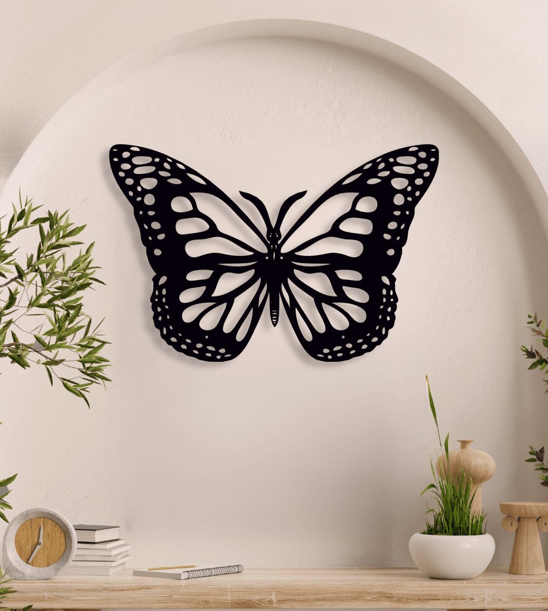 NR Dizayn | Butterfly Metal Wall Art