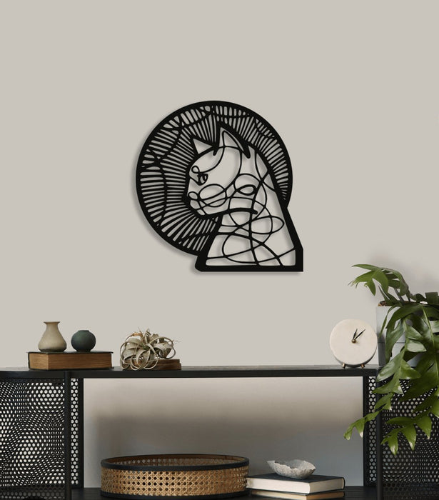 NR Dizayn | Cat Decorative Metal Wall Art