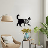 NR Dizayn | Cat Motif Metal Wall Art