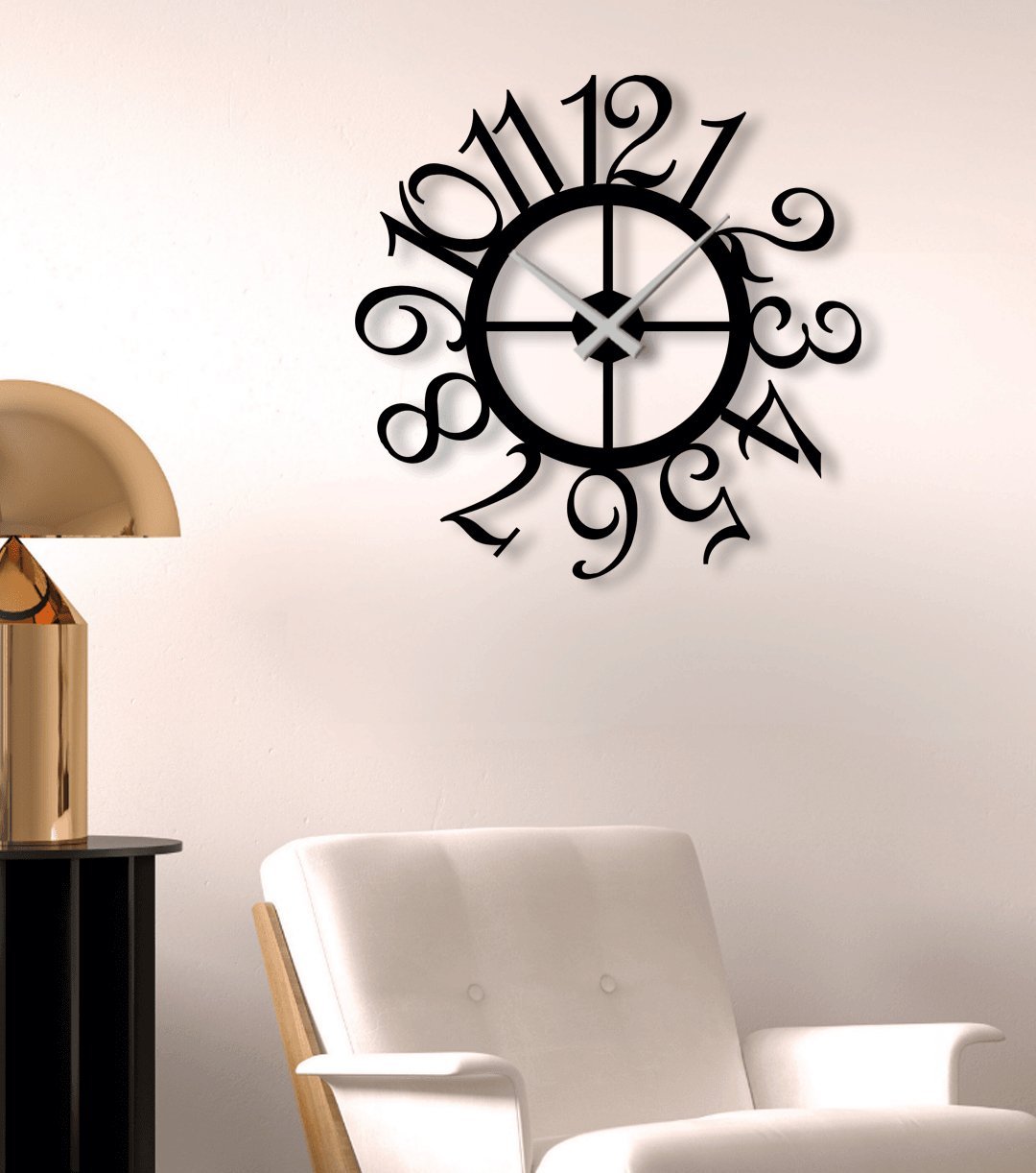 NR Dizayn | Classic Metal Wall Clock