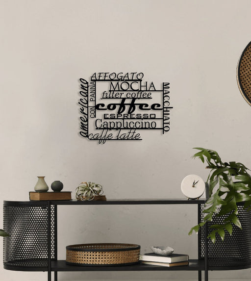 NR Dizayn | Coffee Decorative Metal Wall Art