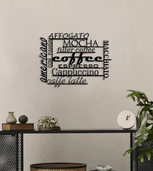 NR Dizayn | Coffee Decorative Metal Wall Art