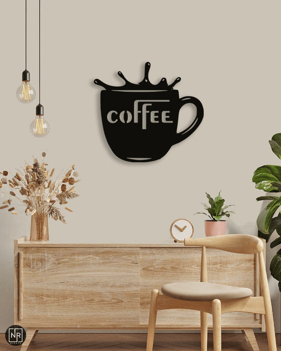 NR Dizayn | Coffee Decorative Metal Wall Art