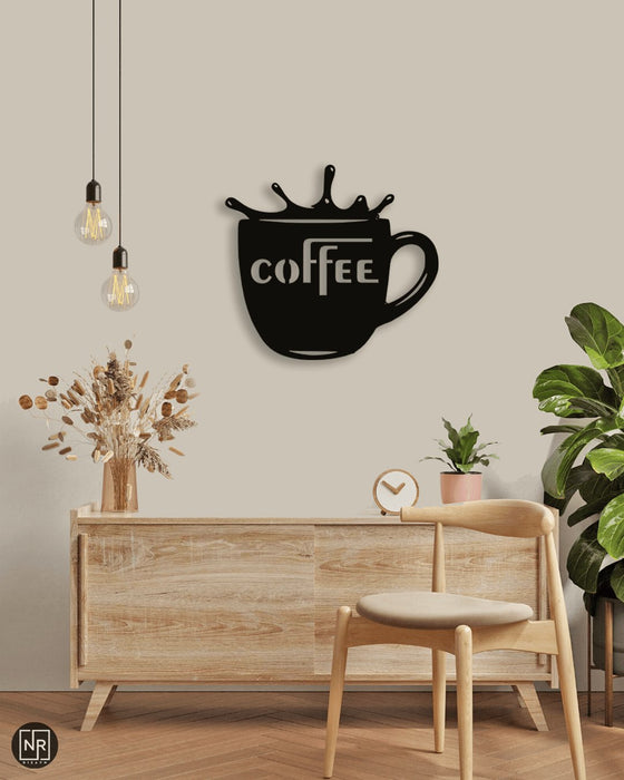 NR Dizayn | Coffee Decorative Metal Wall Art