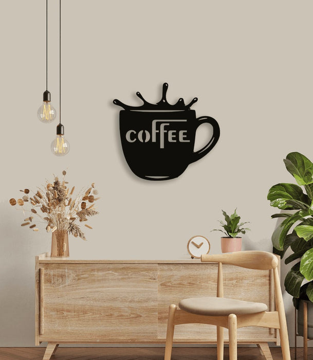 NR Dizayn | Coffee Decorative Metal Wall Art