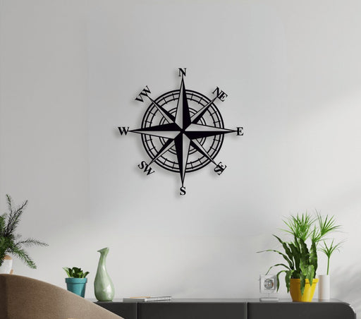 NR Dizayn | Compass Decorative Metal Wall Art