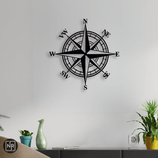 NR Dizayn | Compass Decorative Metal Wall Art