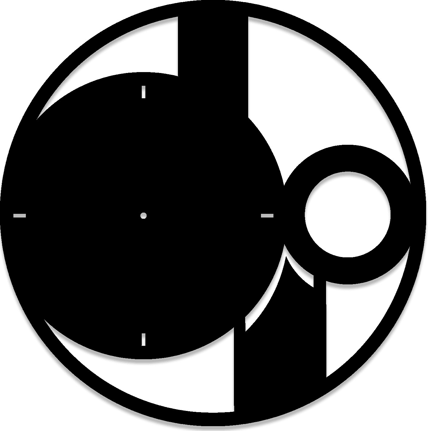 NR Dizayn | Decorative Metal Wall Clock - TryAladdin