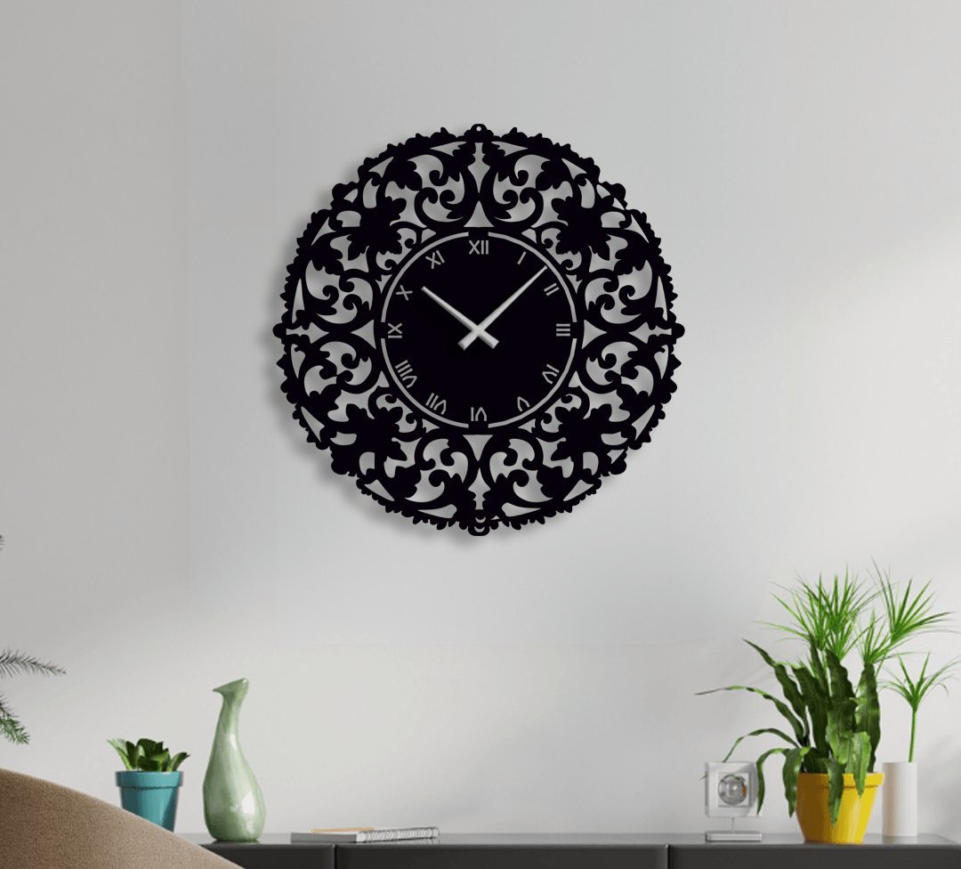 NR Dizayn | Decorative Metal Wall Clock - TryAladdin