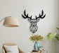 NR Dizayn | Deer Head Themed Metal Wall Art