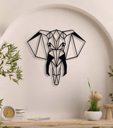 NR Dizayn | Elephant Themed Metal Wall Art