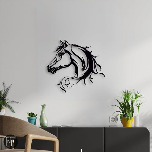 NR Dizayn | Horse Silhouette Metal Wall Art