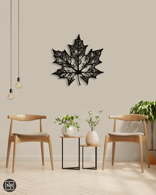 NR Dizayn | Leaf Decorative Metal Wall Art