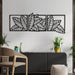 NR Dizayn | Leaf Detailed 3-Piece Metal Wall Art