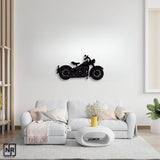 NR Dizayn | Motorcycle Side View Metal Wall Art