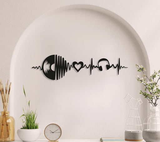 NR Dizayn | Music Rhythm Decorative Metal Wall Art