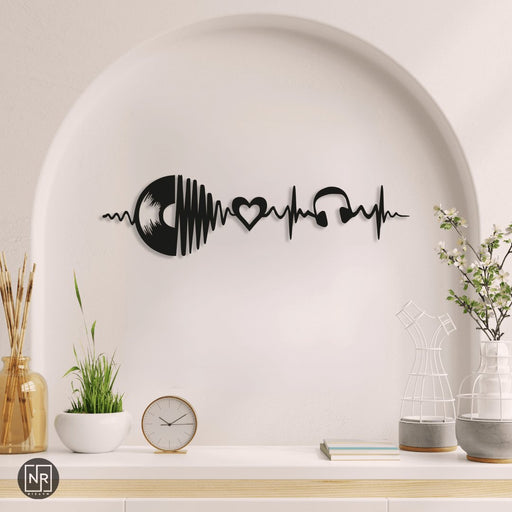 NR Dizayn | Music Rhythm Decorative Metal Wall Art NR Dizayn Wall Art