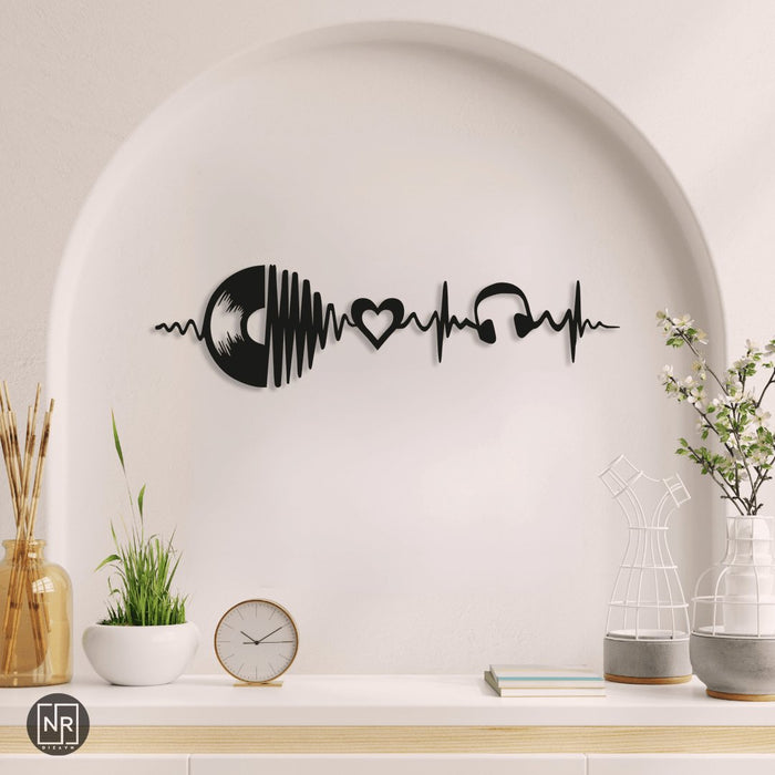 NR Dizayn | Music Rhythm Decorative Metal Wall Art