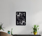 NR Dizayn | Queen of Clubs Metal Wall Art