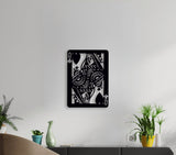 NR Dizayn | Queen of Hearts Metal Wall Art