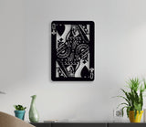 NR Dizayn | Queen of Hearts Metal Wall Art