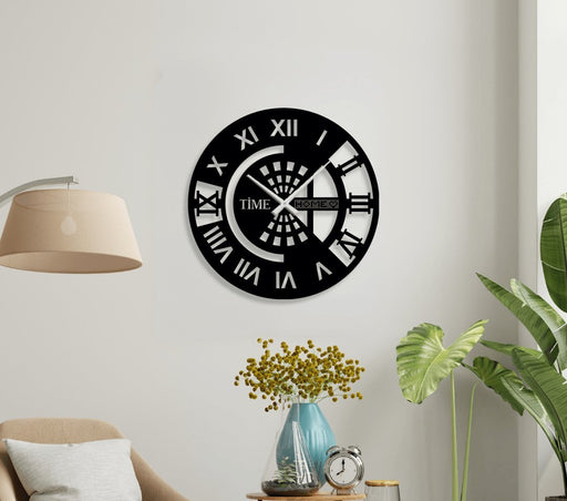 NR Dizayn | Roman Numeral Metal Wall Clock