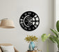 NR Dizayn | Roman Numeral Metal Wall Clock