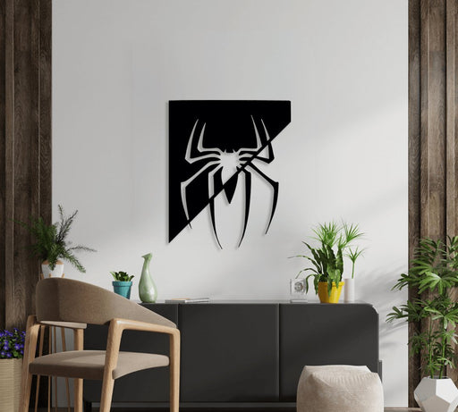 NR Dizayn | Spider Themed Decorative Metal Wall Art