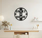 NR Dizayn | Sweet Home Metal Wall Clock