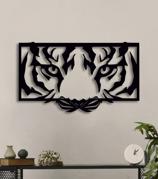 NR Dizayn | Tiger Themed Decorative Metal Wall Art