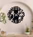 NR Dizayn | Tree Detailed Metal Wall Clock