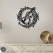 NR Dizayn | Violin and Note Detailed Decorative Metal Wall Art