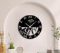 NR Dizayn | Women Hairdresser Detailed Metal Wall Clock