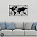 NR Dizayn | World Map Decorative Metal Wall Art