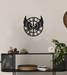 NR Dizayn | Decorative Metal Wall Clock with Wings