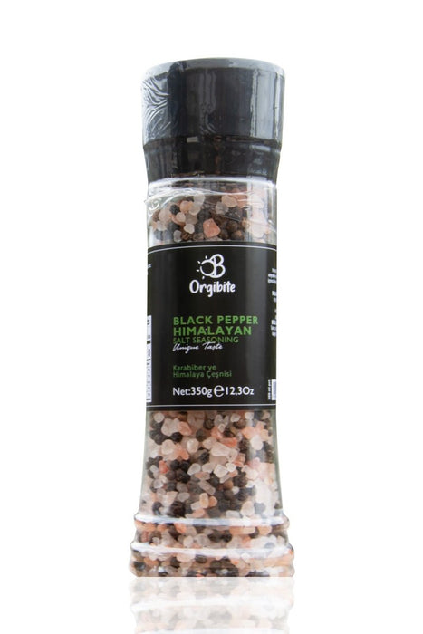 Orgibite | Mixed Black Pepper and Himalayan Salt Orgibite Herbs & Spices, Pepper, Salt
