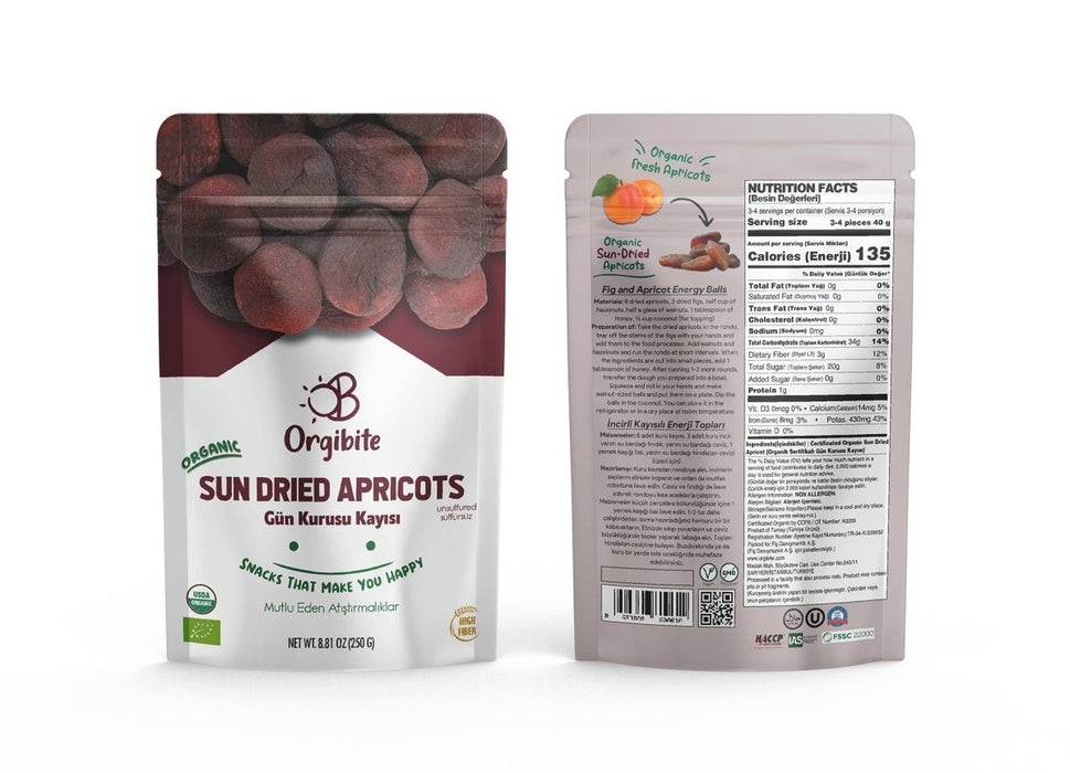 Orgibite | Organic Sun-Dried Apricots