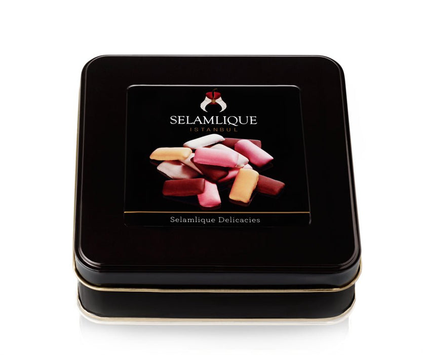 Selamlique Mixed Delicacy - Chocolate Covered Almond Croquants Selamlique Turkish Delight