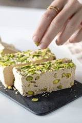 Servet | Fresh Tahini Halva with Pistachio - Sugar Free