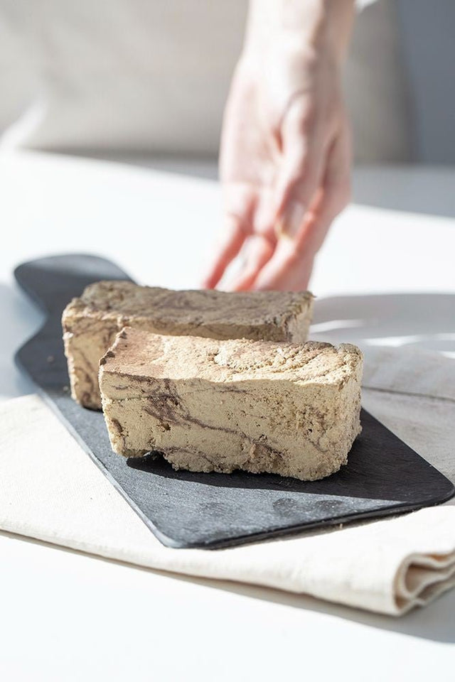 Servet | Plain Fresh Tahini Halva with Cocoa - Sugar Free