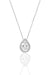 Sogutlu | Silver Rhodium Red Stone Drop Model Necklace Sogutlu Necklaces