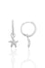 Sogutlu | Silver Starfish Hoop Earrings