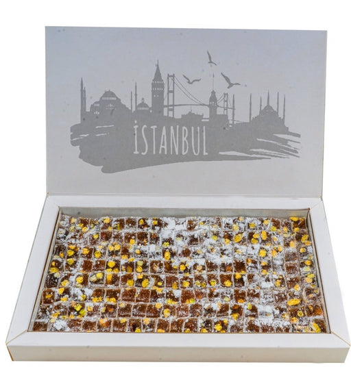 Tatbak | Large Double Roasted Turkish Delight with Pistachios and Coconut