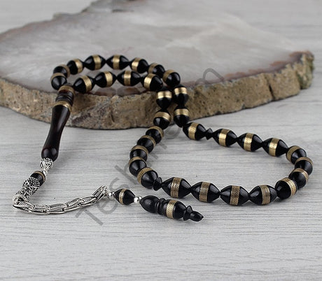 Tesbihevim | Kuka Wood Tasbih with Silver Tassel