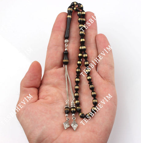 Tesbihevim | Metal Tassel Kuka Wood Tasbih