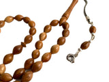 Tesbihevim | Plain Kuka Wood Tasbih with Silver Tassel