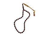 Tesbihevim | Silver Case Tassel Hareli Fire Amber Tasbih