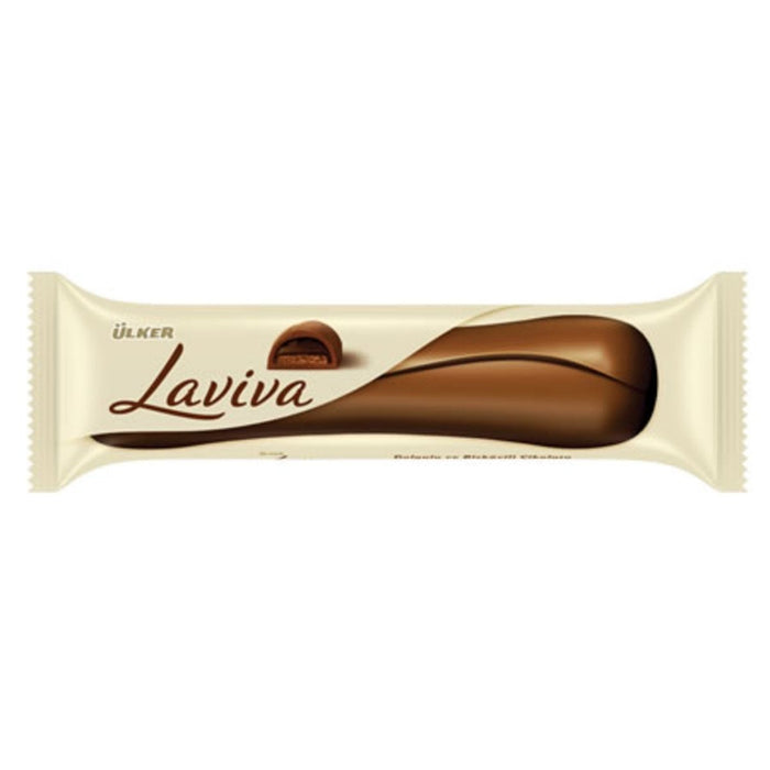 Ulker Laviva Filling And Biscuit Chocolate - 4pcs