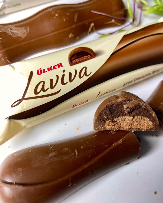 Ulker Laviva Filling And Biscuit Chocolate - 4pcs