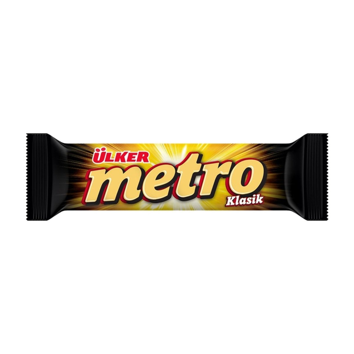 Ulker Metro Milk Chocolate Covered Caramel & Nougat Bar - 4pcs